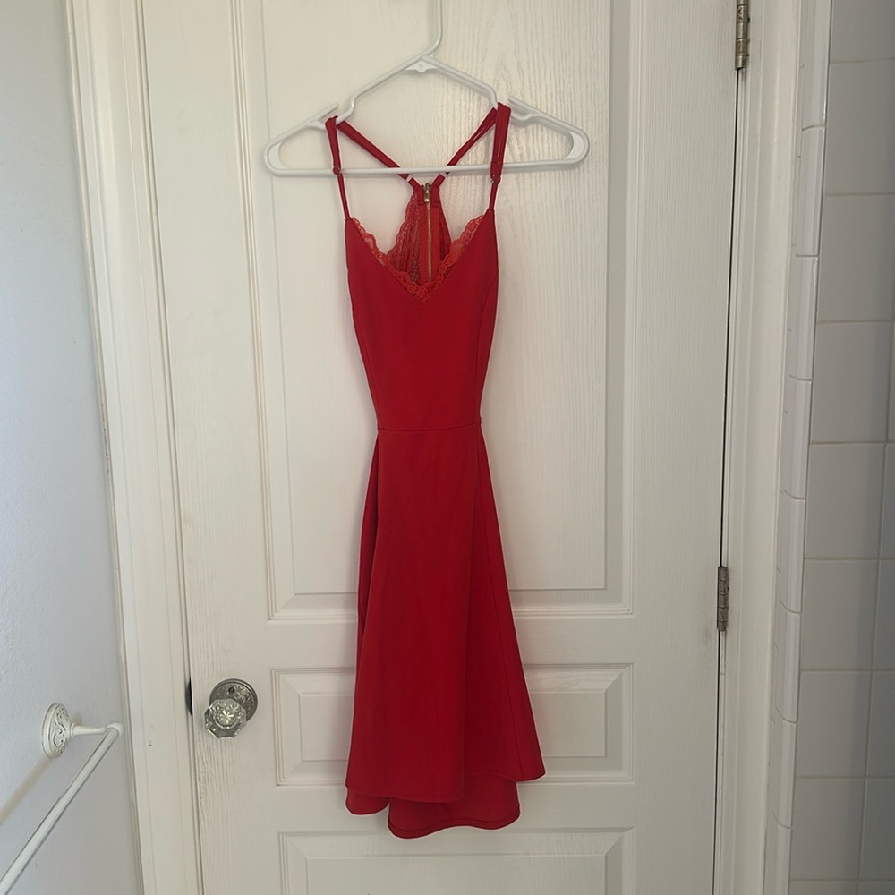 Red dress